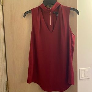 Burgundy WHBM sleeveless top
